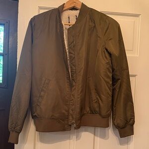 Women’s Olive Bomber Jacket